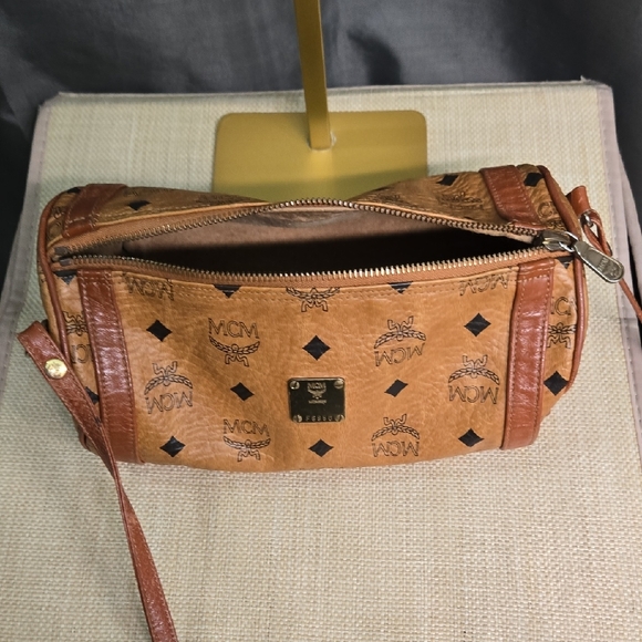 MCM Mini Barrel Crossbody Bag EUC - Picture 10 of 13